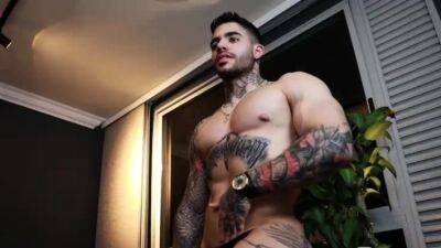 Horny gay hunk solo jerking fun - drtuber.com